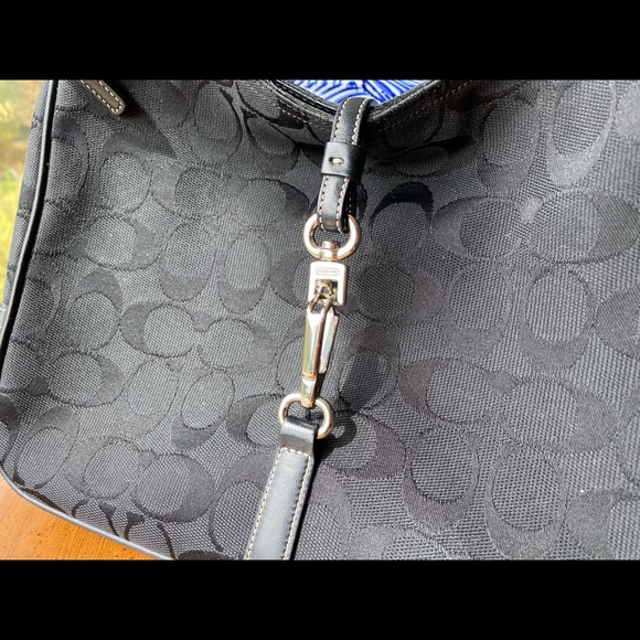 Vintage Black Coach Purse - Picture 3 of 6